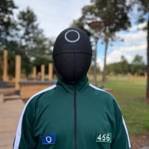 Mascara del juego del calamar