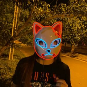 Mascara de Tanjiro con Luz