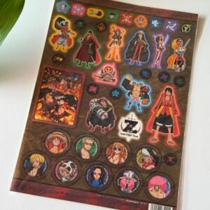 Set de stickers de One Piece vía Japón